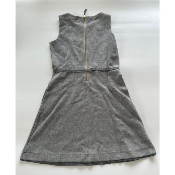 Crewcuts Girl's Size 12 Grey Sleeveless Dress with Crystal Embellishments - Picture 2 of 5